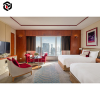 Nouveaux ensembles de meubles de chambre à coucher modernes et luxueux sur mesure en bois du Guangdong pour hôtels et appartements 5 étoiles