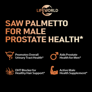 Pure &amp; Natural Saw Palmetto Capsules with Pumpkin <strong>Seed</strong> and Stinging <strong>Nettle</strong> | Herbal Supplements - Product Image 5