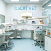 Lampe chirurgicale LED OSCAT pour instruments vétérinaires, à intensité variable, pour équipement médical pour animaux de compagnie, lampe d'examen LED pour animaux de compagnie (norme UE)