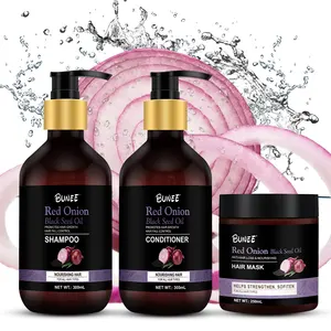 Wholesale Products Natural Hair Care herbal essences Shampoo Red onion Anti Hair Loss Shampoo For Damaged Hair