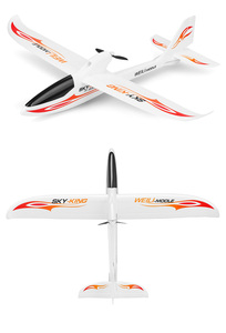 Wltoys F959S आकाश-राजा ग्लाइडर 2.4G 3CH रेडियो नियंत्रण आर सी हवाई जहाज विमान आरटीएफ बच्चों के लिए - Product Image 4