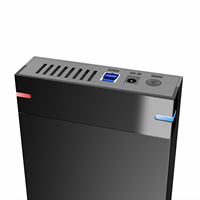 Custodia per disco rigido con alimentatore 12V/2A 16TB HDD custodia da 3.5 pollici USB 3.0 SATA III custodia per Hard Disk