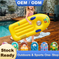 Opblaasbaar surfplankje voor kinderen, paddleboard, waterski-speelgoed, fruitpatroon, 105 cm x 45 cm, MTCLB023 model