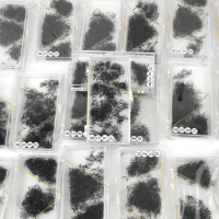 1000 ventilateurs emballage personnalisé Offre Spéciale ventilateurs préfabriqués en vrac faciles à utiliser cils de haute qualité 3D 4D 5D 6D 8D 10D ventilateurs cils