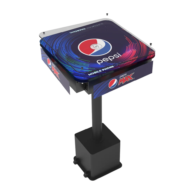 Multi-Purpose Wireless Charging Table EVA Grade a Public Charging Station for Transit Waiting Room with Battery Housing Stand