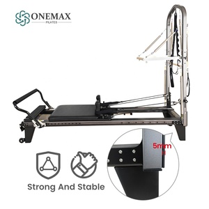 Reformer de <span class=keywords><strong>Pilates</strong></span> Profesional de Aluminio ONEMAX con Torre, Máquina de <span class=keywords><strong>Pilates</strong></span> Cadillac Multifuncional para Gimnasio o Estudio - Product Image 6