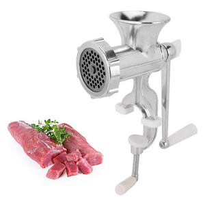 Máquina manual para moler alimentos, herramienta para moler carne y verduras de acero inoxidable - Product Image 1