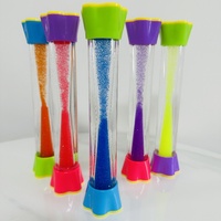 Nouvelles Tubes Sensorielles Calmantes pour l'Anxiété, Tubes Fidget à Mouvement Liquide, Minuteur à Bulles pour Enfants TDAH