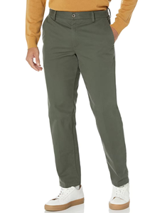 Pantalon chino 100% coton confortable pour hommes, taille haute, jambe droite, tissu tissé, coupe régulière, dernière mode, vente en gros OEM - Product Image 6