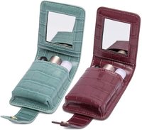 Mode femme rouge à lèvres Mini sac de maquillage mignon voyage rouge à lèvres sac cosmétique pochette de voyage