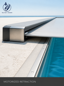 <span class=keywords><strong>Couverture</strong></span> de <span class=keywords><strong>piscine</strong></span> motorisée en PVC Water Crown, système de rail scellé, rétractable automatiquement, pour <span class=keywords><strong>piscine</strong></span> enterrée, sécurité au niveau du pont, vente en gros - Product Image 3