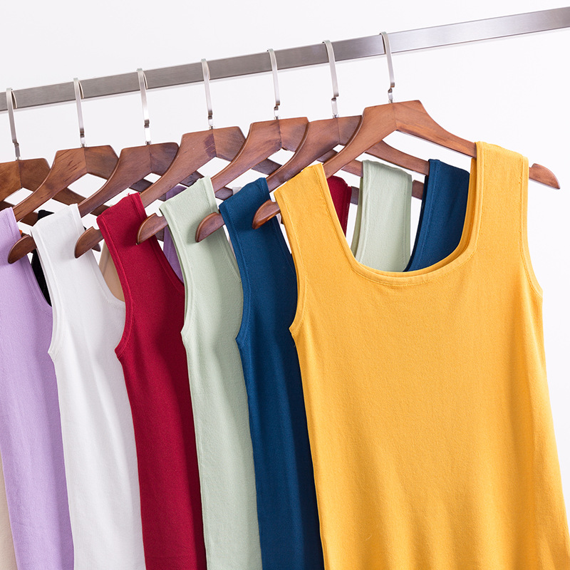 2025 Custom Logo Women's Knitted Sports Yoga Vest Striped Tank Top Casual Wear Full Wrapped Sports Sleeveless Yoga Other