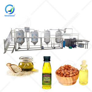 Equipo de refinación de aceite de semilla de sésamo OCEAN, Refinería de aceite vegetal, refinación de aceite de canola, precio de máquina - Product Image 1