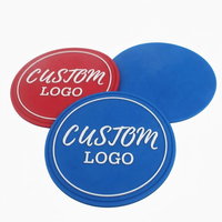 Badges et patchs en caoutchouc PVC 3D surélevés personnalisés avec logo de marque pour vêtements d'extérieur, à coudre