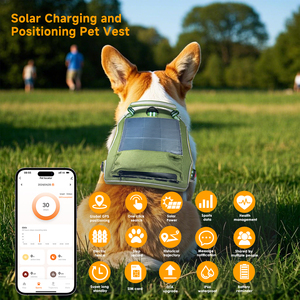 Năng lượng mặt trời Powered 4G GPS Dog Tracker khai thác cho Chó Săn, vị trí thời gian thực, theo dõi sức khỏe & geo-hàng rào trên tuya ứng dụng, IP65 - Product Image 2