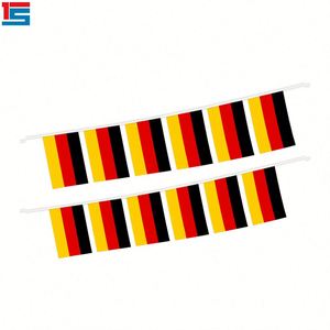 Football Events Wholesale 5.5x8 Inches Germany String Bunting <b>Flags</b> for Indoor and Outdoor Decoration(20pcs/set) - Product Image 2