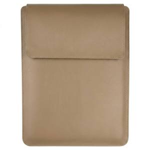 Funda Delgada para Portátil de Cuero PU con Logotipo Personalizado, con Compartimento para Cargador, Impermeable, Soporte para Portátil, para Hombres y Mujeres, Moderna Bolsa de Transporte para PC - Product Image 1