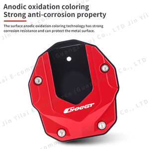 Base de Soporte Lateral de Aleación de Aluminio CNC para Motocicleta, Protector de Pie de Apoyo Ampliado para <span class=keywords><strong>C400X</strong></span> <span class=keywords><strong>C400GT</strong></span>, Piezas de Decoración para Moto, Venta Caliente - Product Image 5