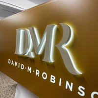 Custom Company Signboards Business Door Sign Fontlit Illuminated Letters Backlit LED Sign