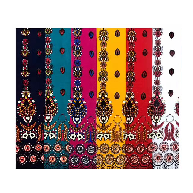 Customize High Quality Soft Viscose Silk Digital Printed Rayon Fabric