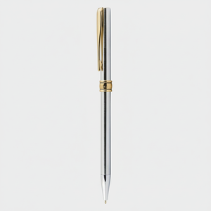 Penna a Sfera Aurora Slim con Finiture in Argento e Oro, Strumento di Scrittura Classico - Product Image 2