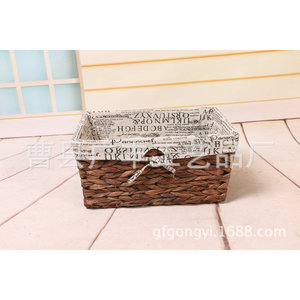 Square <b>Wicker</b> <b>Laundry</b> <b>Basket</b> With Lid For Clothing Storage Cao County Shandong GF-25 - Product Image 2
