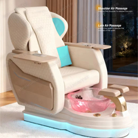 Fauteuil de pédicure et de manucure inclinable avec spa pour les pieds à jets magnétiques, personnalisable en gros