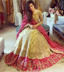 ชุดเดรส lehenga choli สไตล์อินเดียที่สง่างามสำหรับคอลเลกชัน2019งานแต่งงานงานปัก zardozi - Product Image 6