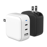 Cargador de Pared de 65W con Enchufe AU, EU, US, UK, IN para Teléfono Móvil, Tableta, Portátil, etc. Dispositivo USB
