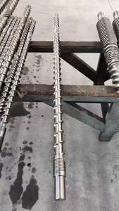 สกรูและกระบอกเหล็กไบเมทัลลิกพิเศษสำหรับเป่าฟิล์มยี่ห้อ JINFANG รุ่น D60/1800 สำหรับงานก่อสร้าง พร้อมอายุการใช้งานยาวนาน - Product Image 3