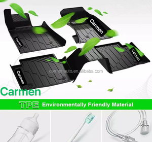 พรมปูพื้นรถยนต์วัสดุ TPE ทำความสะอาดง่ายโลโก้ OEM พรมกันน้ำสำหรับ Toyota Hyundai Kia โรงงาน<span class=keywords><strong>2022</strong></span> - Product Image 3