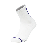 Chaussettes d'équipage de basket-ball personnalisées directes d'usine avec logo pour le placement du logo du bas de la saison de printemps