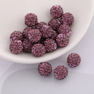 <span class=keywords><strong>Perles</strong></span> d'espacement rondes <span class=keywords><strong>en</strong></span> argile multicolores de 10 mm avec strass et cristaux pour la fabrication de colliers et bijoux DIY - Vente <span class=keywords><strong>en</strong></span> <span class=keywords><strong>gros</strong></span> - Product Image 4