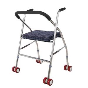 Déambulateur portable pour personnes âgées, pliable, à roulettes, léger (4,2 kg), facile à utiliser - Product Image 2