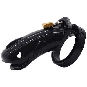 Juguetes Sexuales de Bondage Gay BDSM, Jaula de Castidad Masculina de Silicona, Jaula de Castidad Masculina de Plástico, Sissy - Product Image 3
