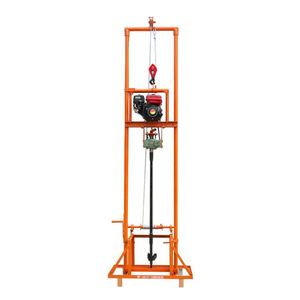 Nueva Máquina Perforadora Hidráulica de Pozos de Agua con Bomba y Motor a Gasolina, Profundidad Máx. 80m, Broca de Aleación, Uso Móvil en Construcción - Product Image 1