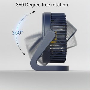 Ventilador de Escritorio MINI Silencioso con Viento Fuerte, Rotación de 360 Grados, Ventilador Portátil de Verano para Enfriamiento de Computadoras Portátiles y Oficinas - Product Image 5