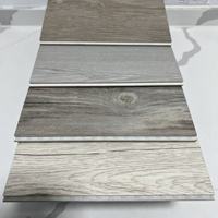 Revêtement de sol SPC texturé antidérapant pour intérieur avec coussinets d'amortissement, revêtement de sol SPC imperméable pour intérieur