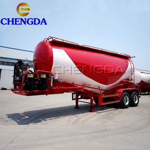Camion semi-remorque citerne pour le transport de poudre en vrac, de céréales, d'aliments pour animaux, de ciment, à 2/3/4 essieux, fabriqué en Chine - Product Image 4