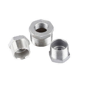 Réducteur en acier inoxydable de 21,5 mm de diamètre, connecteur à double filetage interne pour raccord de tuyauterie - Product Image 2