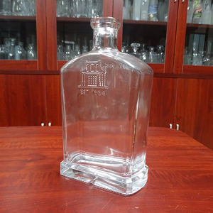 Botellas <span class=keywords><strong>de</strong></span> vidrio cuadradas vacías, esmeriladas y mate, para licores <span class=keywords><strong>de</strong></span> <span class=keywords><strong>marcas</strong></span> <span class=keywords><strong>famosas</strong></span>, <span class=keywords><strong>de</strong></span> 5cl, 70cl y 75cl. - Product Image 5