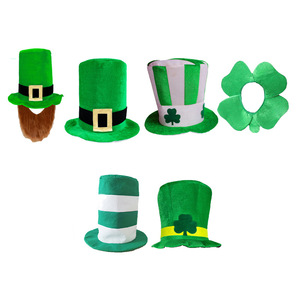 Sombrero de Copa SOLPOP para el Día de San Patricio con Logotipo Bordado, Diseño de Duende <span class=keywords><strong>Irland</strong></span>é<span class=keywords><strong>s</strong></span>, Trébol Verde de la Suerte, Gorra Irlandesa para Hombre y Mujer - Product Image 2