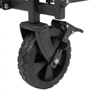 Four Wheel Folding Camping Cart Portable Storage <b>Trolley</b> Hand Pulled Travel Picnic Fishing Hiking - Product Image 3