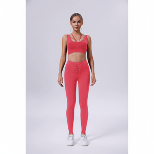 2024 entrenamiento deportivo de cintura alta Atlético Fitness mujeres sin costuras Yoga Shorts Set OEM Butt Lift - Product Image 1