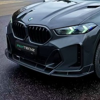 Nuevo Diseño para BMW X6 G06, Kit de Carrocería de Fibra de Carbono Seca Estilo PK Mejorado, Kit de Aire, Lip Delantero