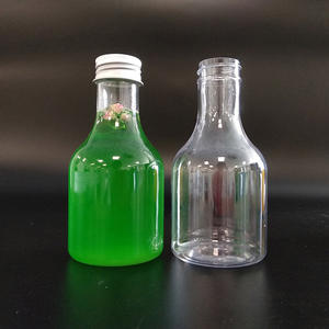 Bouteille de boisson en plastique PET de 200 ml en forme de vin, avec étiquette personnalisée sérigraphiée, de qualité alimentaire, avec bouchon à vis, pour thé, soda - Product Image 4