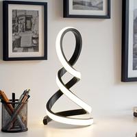 Pratique Polyvalent Chambre Chevet LED Lampe De Table Design Modèle Spirale Salle D'étude Dortoir 220V Lampe De Table