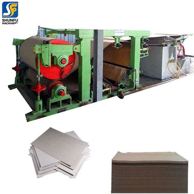 Corrugated Cardboard Paperboard Pallet Laminating Machine Small Business Kraft Paper Board Sheet Making Machine
