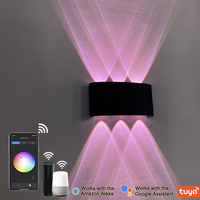 Interrupteur intelligent WiFi pour éclairage mural RGB, connecté à l'application, luminaire segmenté pour salle de jeu, décoration lumineuse réglable, lumière de fête musicale à domicile