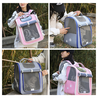 Sac à dos pour animaux de compagnie avec logo personnalisé, motif de patte mignon, sac à dos pour chat pour les voyages quotidiens et les activités de plein air